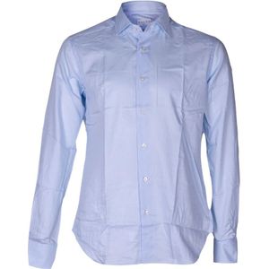 Xacus, Overhemden, Heren, Blauw, 3Xl, Katoen, Op maat gemaakt Oxford Katoenen Overhemd