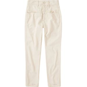 Closed, Broeken, Dames, Beige, W31, Denim, Denim Pedal Pusher in Stijl