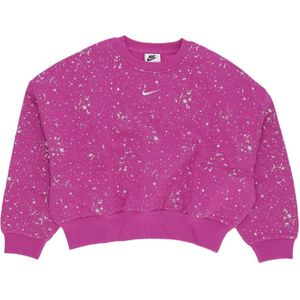 Nike, Sweatshirts & Hoodies, Dames, Paars, XS, Katoen, Zoete Sweatshirt Fleece Crewneck Hot