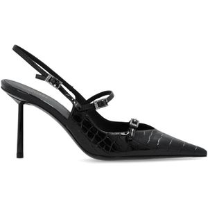Le Silla, Schoenen, Dames, Zwart, 38 EU, Leer, Hoge hakken Morgana
