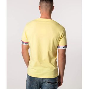 Moschino, Tops, Heren, Geel, S, Moschino Underwear Basic T-Shirt Senior Geel