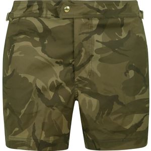 Tom Ford, Korte broeken, Heren, Veelkleurig, 2Xl, Strand Print Zwemkleding Bermuda Shorts