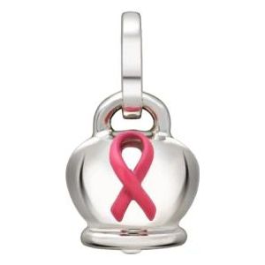 Chantecler, Accessoires, Dames, Grijs, ONE Size, Kleine Europese bel hanger in zilver en emaille