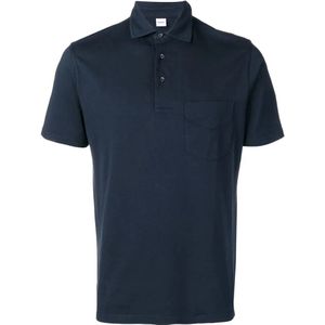 Aspesi, Tops, Heren, Blauw, XL, Katoen, Basis Polo