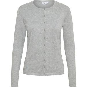 Saint Tropez, Truien, Dames, Grijs, M, Pearl Grey Melange Vest