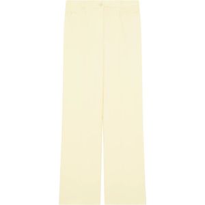 Patrizia Pepe, Broeken, Dames, Geel, 4Xs, Polyester, Palazzo Broeken