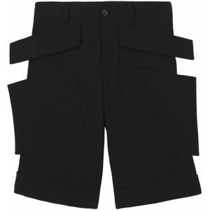 Burberry, Korte broeken, Heren, Zwart, M, Casual Shorts