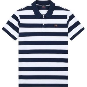 Paul & Shark, Tops, Heren, Blauw, L, Katoen, Cotton Piqué Polo