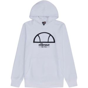 Ellesse, Sweatshirts & Hoodies, Heren, Wit, XL, Katoen, Moderne Functionele Sweatshirt Skiliano