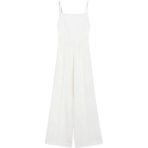 Max Mara, Jumpsuits & Playsuits, Dames, Wit, 2Xs, Stijlvolle Jumpsuit