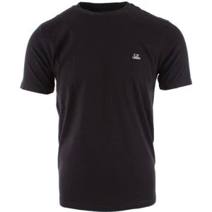 C.p. Company, Tops, Heren, Blauw, S, Katoen, Marineblauwe katoenen T-shirt