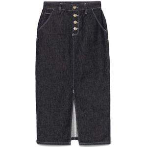 Karl Lagerfeld, Rokken, Dames, Blauw, M, Denim, Denim ROK