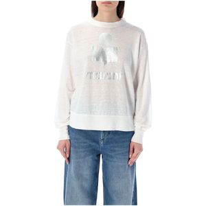 Isabel Marant Étoile, Tops, Dames, Wit, M, Linnen, Klowia T-Shirt