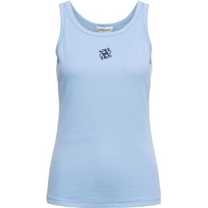 &Co Woman, Tops, Dames, Blauw, 2Xl, Katoen, Basic Singlet