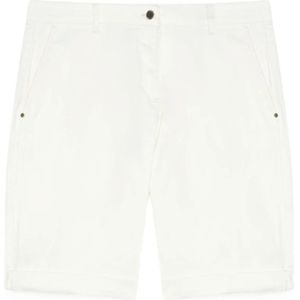 Fiorella Rubino, Korte broeken, Dames, Wit, 4Xl, Katoen, Korte broek gemaakt van katoen
