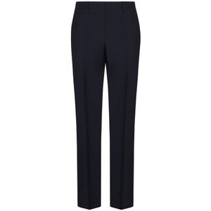 Valentino, Broeken, Heren, Blauw, M, Wol, Blauwe Stijlvolle Broek