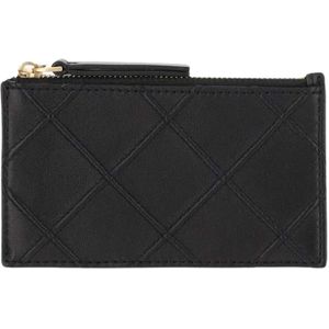 Tory Burch, Accessoires, Dames, Zwart, ONE Size, Leer, Kaarthouder
