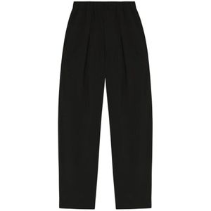 Cortana, Broeken, Dames, Zwart, S, Linnen, Wijde broek