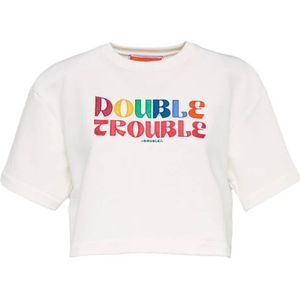 La DoubleJ, Tops, Dames, Wit, XS, Katoen, Discman Tee