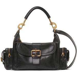 Chloé, Tassen, Dames, Zwart, ONE Size, Leer, Cameratas