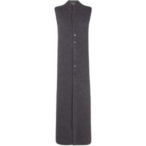 Cortana, Jassen, Dames, Grijs, M, Katoen, Omkeerbaar Lang Vest