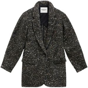 Isabel Marant, Jassen, Dames, Zwart, XS, Zwarte Hayden Jas