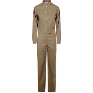 PT Torino, Jumpsuits & Playsuits, Dames, Beige, XS, Katoen, Elegante Jumpsuit voor Diverse Gelegenheden