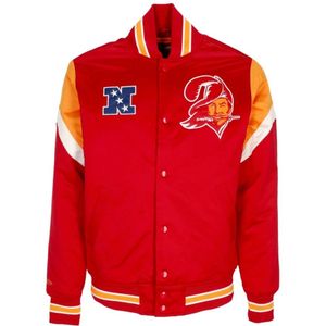 Mitchell & Ness, Jassen, Heren, Rood, M, Polyester, NFL Heavyweight Bomberjack Tampa Bay Buccaneers