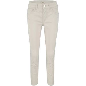 Mac, Jeans, Dames, Beige, XL, Katoen, Slim Ivory Cropped Jeans