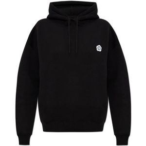 Kenzo, Sweatshirts & Hoodies, Dames, Zwart, XS, Katoen, Hoodie