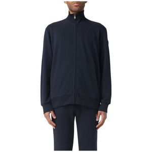 Colmar, Sweatshirts & Hoodies, Heren, Blauw, L, Katoen, Blauwe High Neck Sweatshirt Activewear
