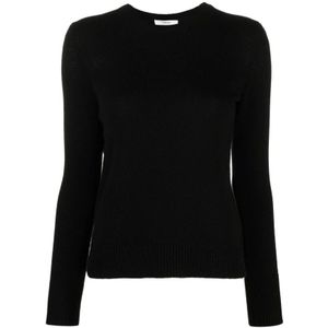 Vince, Truien, Dames, Zwart, XL, Kasjmier, Long Sleeve Tops