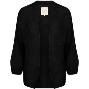 Part Two, Truien, Dames, Zwart, 2Xl, Wol, Comfortabel en Stijlvol Gebreid Vest