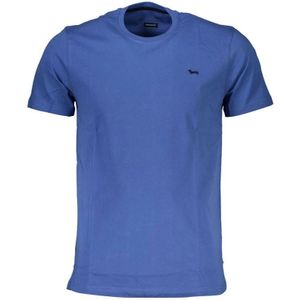Harmont & Blaine, Tops, Heren, Blauw, 2Xl, Katoen, T-shirt gemaakt van blauwe katoen
