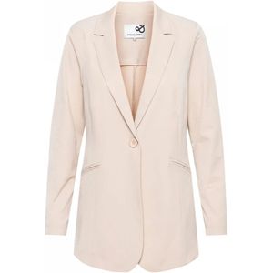 &Co Woman, Jassen, Dames, Beige, S, Long Travel Blazer