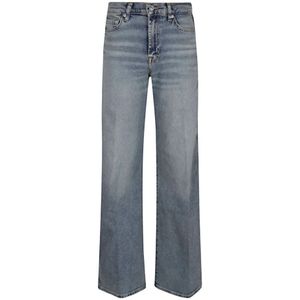 7 For All Mankind, Jeans, Dames, Blauw, W29, Katoen, Blauwe Jeans voor Vrouwen Stijlvol Comfort