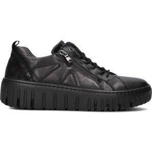 Waldläufer, Schoenen, Dames, Zwart, 37 1/2 EU, Luipaard Rits Sneakers voor Dames