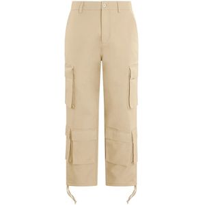 Represent, Broeken, Heren, Beige, L, Katoen, Baggy Cargo Broek
