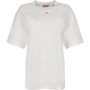 Diesel, Tops, Dames, Wit, M, Stijlvolle Sweaters Collectie