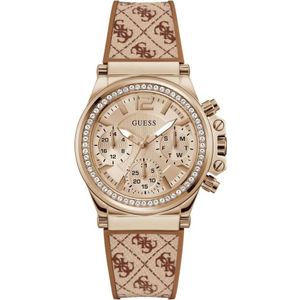 Guess, Accessoires, Dames, Bruin, ONE Size, Multifunctioneel Horloge Charisma