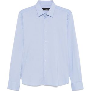 Rrd, Overhemden, Heren, Blauw, M, Klassiek overhemd met kraag