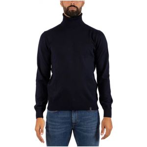 Fay, Truien, Heren, Blauw, S, Turtleneck Truien