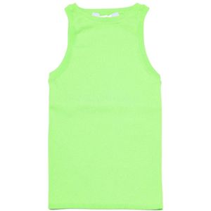 Msgm, Tops, Dames, Groen, XS, Polyester, Tanktop