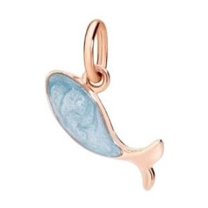 Dodo, Accessoires, Dames, Geel, ONE Size, Blauwe emaille visbedel hanger