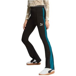 Puma, Broeken, Dames, Zwart, M, Flared Leggings