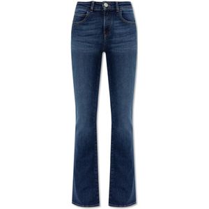 Emporio Armani, Jeans, Dames, Blauw, W26, Denim, ASV J47 Mid-High Rise Jeans