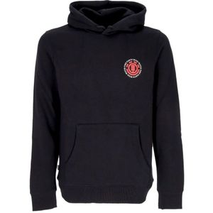 Element, Sweatshirts & Hoodies, Heren, Zwart, XL, Katoen, Zwarte hoodie met zeehondenprint