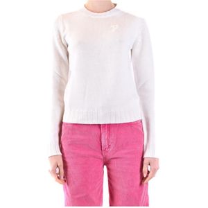 Dondup, Truien, Dames, Wit, S, Stijlvolle Sweaters voor elke gelegenheid