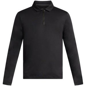 Michael Kors, Tops, Heren, Zwart, 2Xl, Katoen, Zwarte Polo Shirt