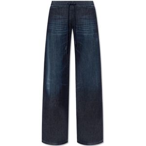 Diesel, Jeans, Dames, Blauw, W29, Katoen, Relaxed Jogg Jeans®